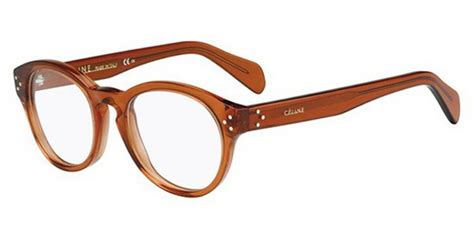 celine cl 41300|Celine CL41300 EFB Eyeglasses in Dark Orange.